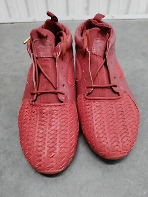 Diamond Supply Co. Quest Mid Woven Men's Shoes Size 9 Burgundy Sneakers - Image 1 of 4