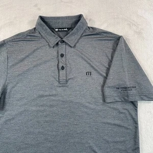 Travis Mathew Performance Golf Polo Shirt Men Large Grey Cosmopolitan LV NWOT - Picture 1 of 9