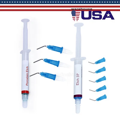 DENTEX Gel de grabado porcelana dental 9.5% gel ácido hidrofluorico para dentina