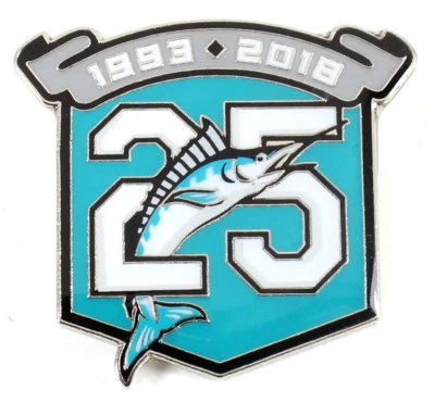 Marlins 25th Anniversary Pin - Limited Edition 500 - Image 1 of 3