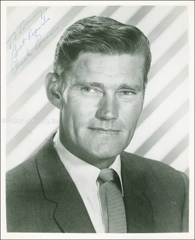 CHUCK CONNORS - INSCRIBED PHOTOGRAPH SIGNED Cover