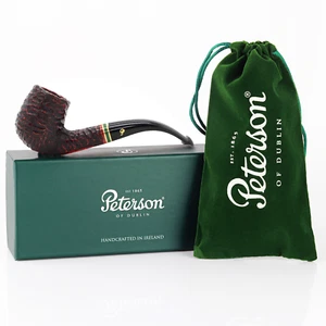 Pipa de tabaco de billar Peterson Emerald rústica 65, P-Lip, 3 mm, doblada - Imagen 1 de 8