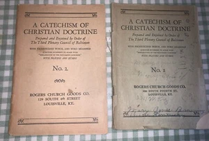 A CATECHISM OF CHRISTIAN DOCTRINE: Baltimore Plenary, 1929 Number 1 & 2 - Imagen 1 de 6