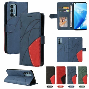 Leather Flip Wallet Phone Case For Motorola G60 G9 E7 Plus OnePlus Nord N200 N10 - Picture 1 of 15