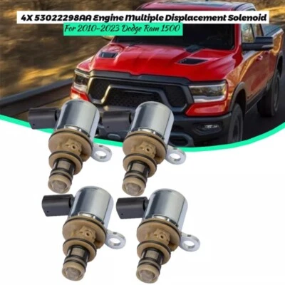 4X 53022298AA Engine Multiple Displacement Solenoid For 2010-2023 Dodge Ram 1500 - Изображение 1 из 4
