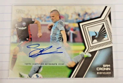 2018 Topps MLS Soccer Base Autographs #92 Sam Cronin - Image 1 of 2