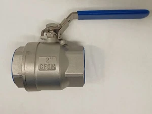 Dixon SSLBV200- Stainless Steel Ball Valve Full Port, Locking Handle - Picture 1 of 2