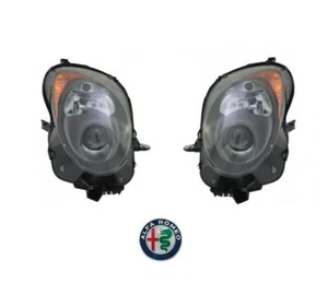 COPPIA PROIETTORE FARO FARI FANALI ALFA ROMEO MITO PARABOLA NERA 2008 AL 2020 - Foto 1 di 1