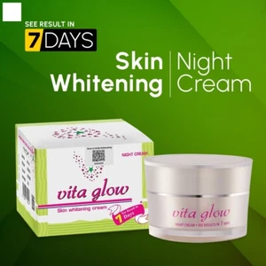 100 % Original Vita Glow Hautaufhellende und Aufhellung Nachtcreme KOSTENLOSE LIEFERUNG - Bild 1 von 6