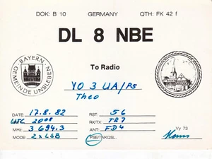 Germany, 1982, Vintage QSL Card - Radio Amateur - Picture 1 of 2