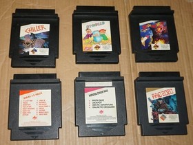 6 x  HES  Nintendo NES Games  PAL   , Chiller, Sidewinder, Raid 2020,& More