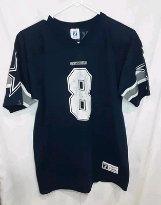 Camiseta deportiva vintage de los Dallas Cowboys Troy Aikman #8 logotipo 7 juvenil XL (18/20) -R2 Foto 1 de 4