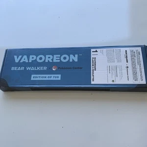 NEW Vaporeon Pokemon Center X Bear Walker Skateboard Deck (2025) UNOPENED/720 - Picture 1 of 10
