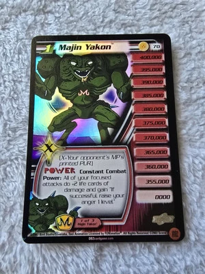 DBZ Dragon Ball Z FOIL Majin Yakon 70 CCG Limited Babidi Saga MP - Image 1 of 4