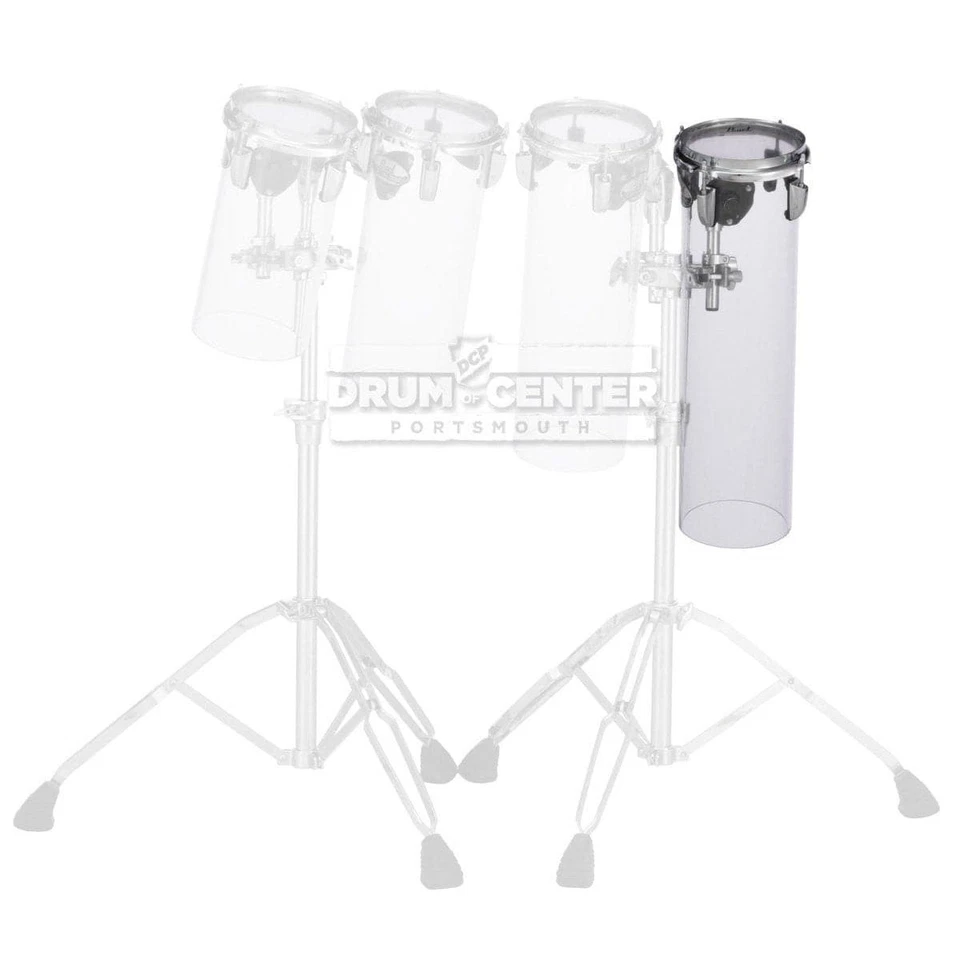 Pearl 6"x21" Crystal Beat Ultra Clear Acrylic Rocket Tom Drum