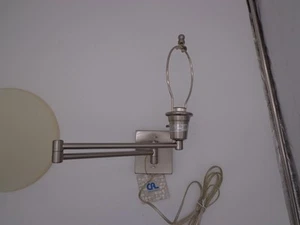 CAL lighing Swing Arm Wall Sconce Brushed Nickel BO-635-BS - Picture 1 of 9