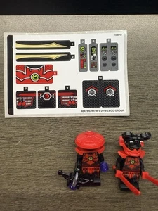 LEGO A STONE ARMY WARRIOR + swords minifigure NINJAGO set 70669 figure Lot - Picture 1 of 2