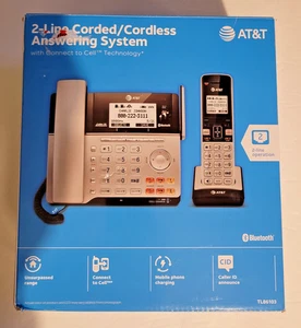 AT&T TL86103 2 líneas con cable/inalámbrico para pequeñas empresas con contestador automático - Imagen 1 de 4