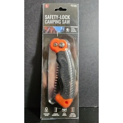 Folding Saw with 7" Knife Blade Carbon Steel Safety Lock Hunting Camping Tool - Image 1 of 2