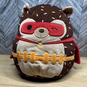 Malvaviscos-HANS THE HEDGEHOG 12" Guiño Rojo Capa Halloween Marrón Juguete Peluche - Imagen 1 de 4