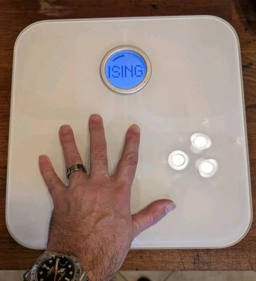 Fitbit Aria Smart Scale Bathroom Fitness  Wi-Fi FB201W White Tested Working - Image 1 of 4