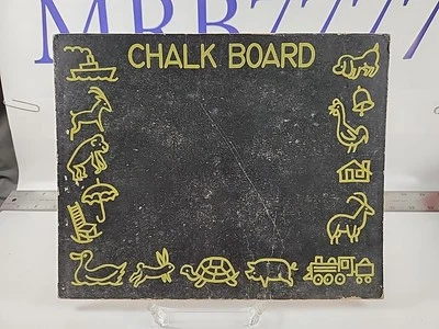 Vintage 2 Sided Lap Desk Chalkboard & Tiddledy Winks Game  - Image 1 of 3