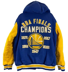 Chaqueta Universitaria NBA Golden State Warriors GIII 5X Championship Hombre Talla XL - Imagen 1 de 17