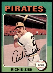 1975 Topps Baseballkarte Richie Zisk Pittsburgh Pirates #77 - Bild 1 von 2