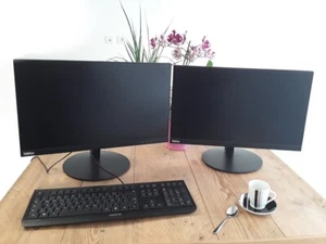 2 X Lenovo Thinkvision T22i-10 21,5 " FHD IPS Écran 16:9 250cd/M² HDMI Dp VGA - Bild 1 von 9