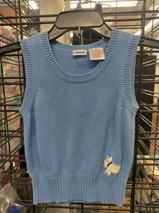 Girls Sweater Vest, Blue, Brand Girl Connection, Size 8 - Picture 1 of 4