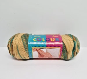 Caron Colour Perfect 100% Acrylic Worsted Golden Juniper No Dye Weight Yarn 8 oz - Picture 1 of 4