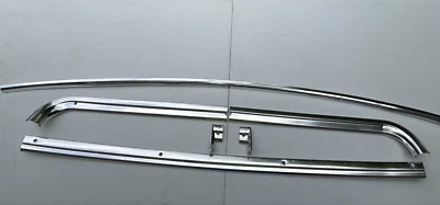 Ford Galaxy 500 1965 2 puertas ventana interior trasera moldura cromada fabricante de equipos originales usado Foto 1 de 4