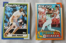 1990 Topps Oakland A's Baseball Card Pick one