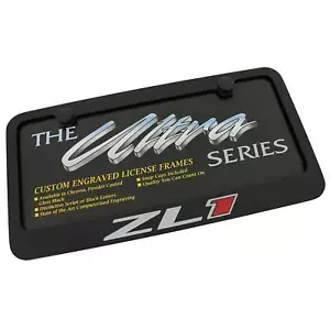 Chevy Camaro ZL1 License Plate Frame (Black) - Picture 1 of 3