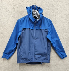 Baleaf Kids Boys Jacket Large Blue 100%Polyester Full Zip Hooded Windbreaker Fit - Picture 1 of 21