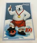  COCA COLA Brand Puzzle Soccer Polar Bear 100 Pieces No. 08561 New Sealed 1998 