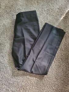 Lineage Milano Remo Mens Dress Pants Size: 36 L Gray/Black Matte  - Picture 1 of 4