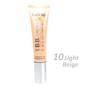 IsaDora All-In-One Make-Up B.B Cream Foundation SPF12 35ml - 10 Light Beige - Picture 1 of 3