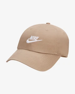 NWT Nike Club Unstructured Futura Wash Cap FB5368-247 Sz L/XL Khaki / White - Picture 1 of 2