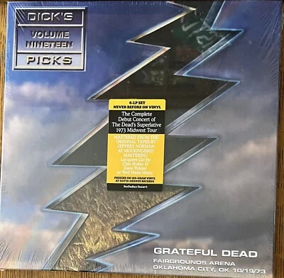 Grateful Dead Dicks Picks Vol 19 vinyl 10/19/73 HAND NUMBERED 597/4500 SEALED - Image 1 of 4