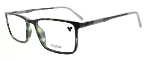 Anteojos para hombre Flexon EP8018 340 Olive Tortoise 56-18-145 templos de titanio - Imagen 1 de 3