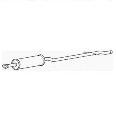 EXVO3056 Exhaust Middle Box Volvo XC70 2.5 Petrol Estate 01/2003 to 12/2007 — 第 1/4 张图片