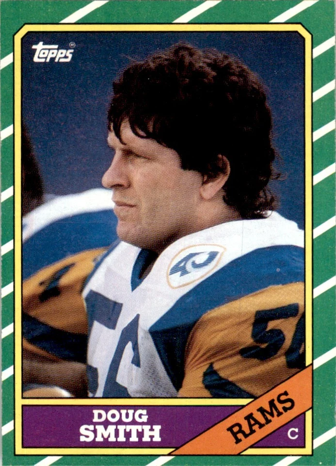 1986 TOPPS} DOUG SMITH LOS ANGELES RAMS #83 - Image 1 of 2