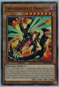 Yugioh Exploderokket Dragon SDRR-EN004 Common 1st Edition - Picture 1 of 1