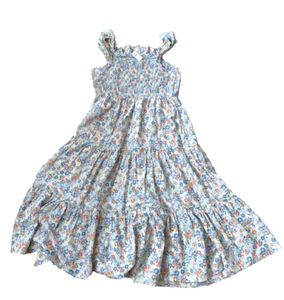 Old Navy Women's XL Maxi Dress Tiered Ruffle Cottage Core Peasant - Picture 1 of 8