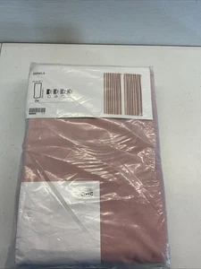 NEW IKEA SANELA Velvet Curtains Room Darkening 55" x 98" 1 Pair 2 Panels Pink - Picture 1 of 6