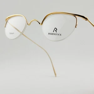 SELTENE Rodenstock Eyewear R 4222 A Titan Brille Halbrand Specs - Bild 1 von 11