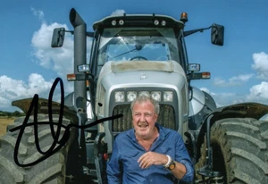 CLARKSON'S FARM/TOP GEAR: JEREMY CLARKSON SIGNED 6x4 ACTION PHOTO+COA - Picture 1 of 1