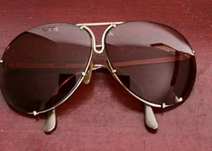 PORSCHE DESIGN BY CARRERA 5623 46 130 GOLD BROWN LENSES SUNGLASSES. AUSTRIA - Picture 1 of 9