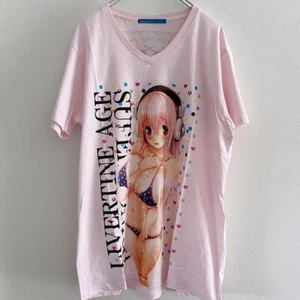 Super Sonico T-Shirt Xl Size Manga Anime Movie Game Nitroplus From Japan - Picture 1 of 4